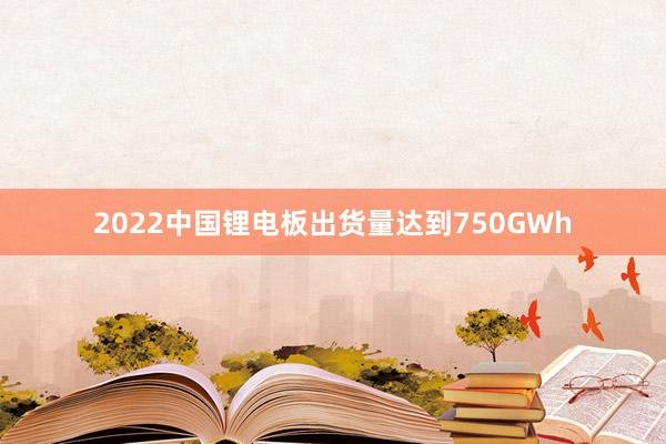2022中国锂电板出货量达到750GWh